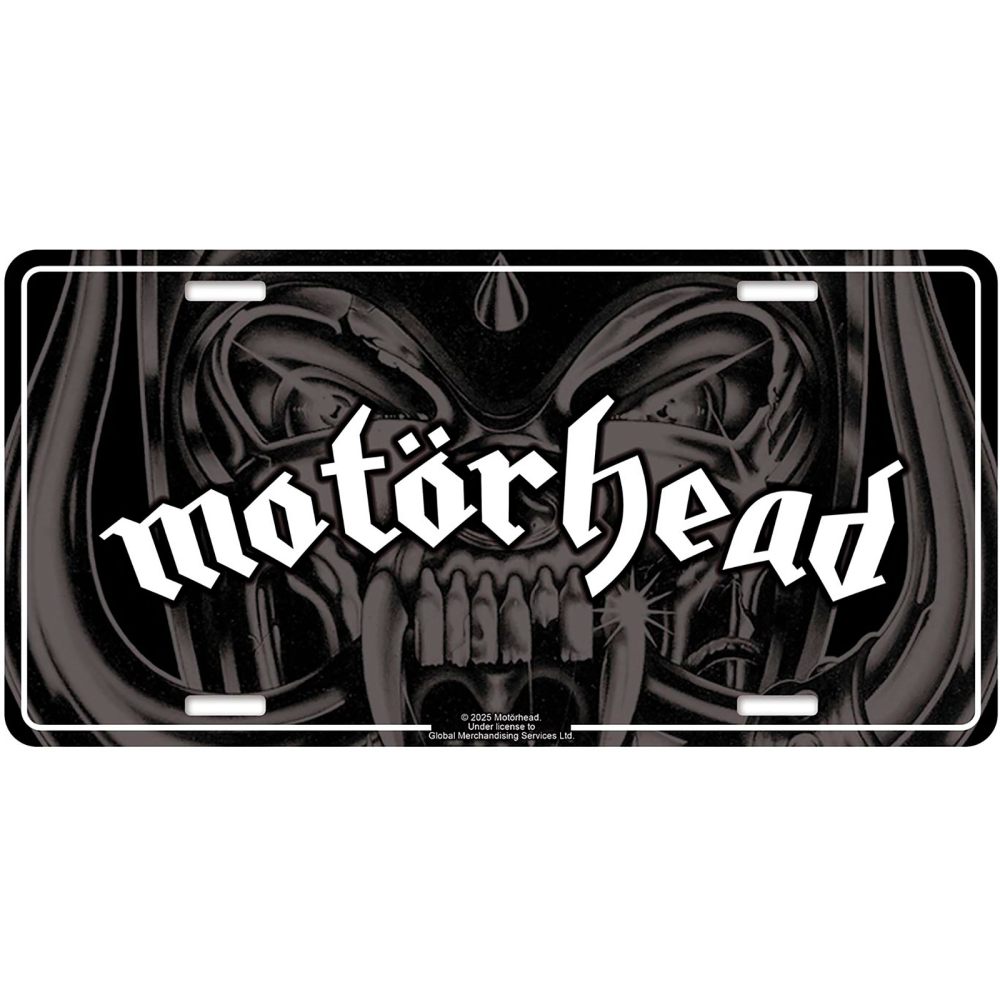 Motorhead - Logo Metal Wall Sign - Black
